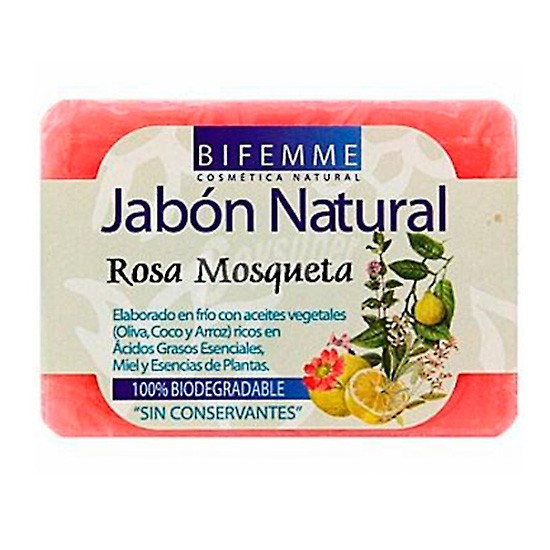 Ynsadiet Jabon rosa mosqueta 100gamos  ynsadiet