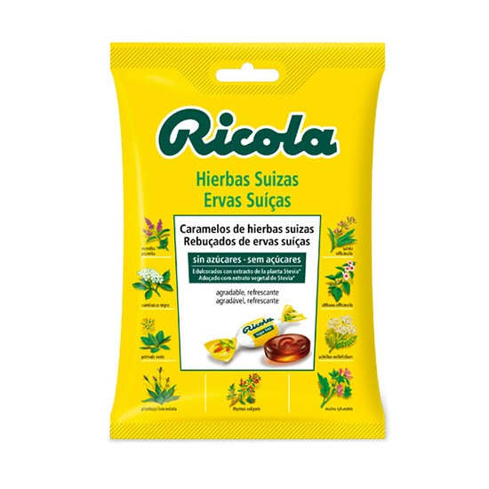 Ricola caramelos hierbas stevia sin azucar 70gr