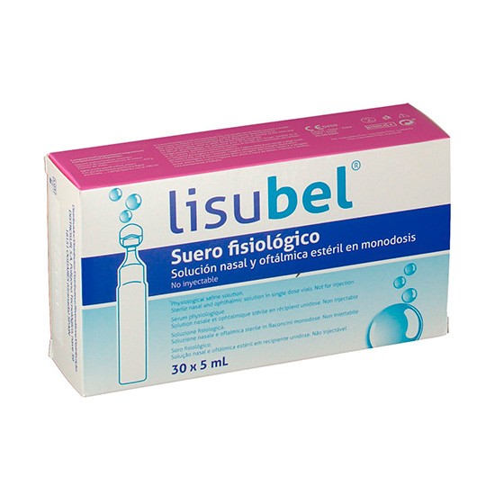 Lisubel suero fisiologico 30 monod x 5ml