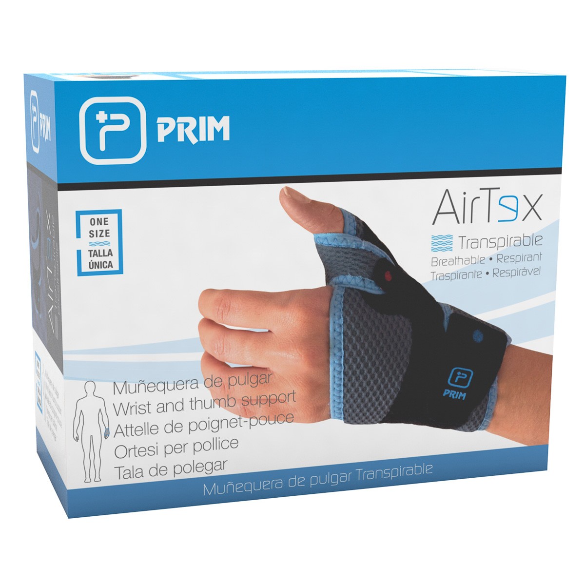 Prim muñequera pulgar derecha airtex T/única OST264I