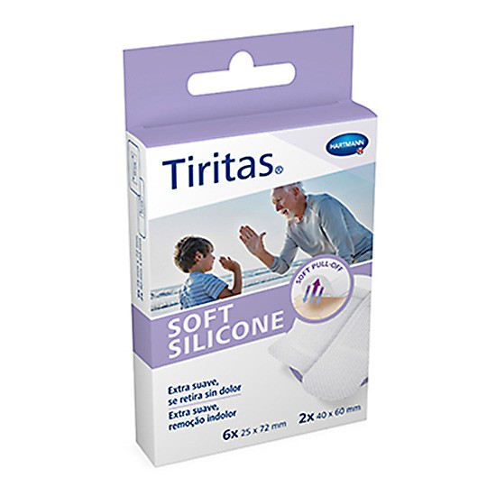 Hartmann tiritas soft silicone 2 tamaños 8u