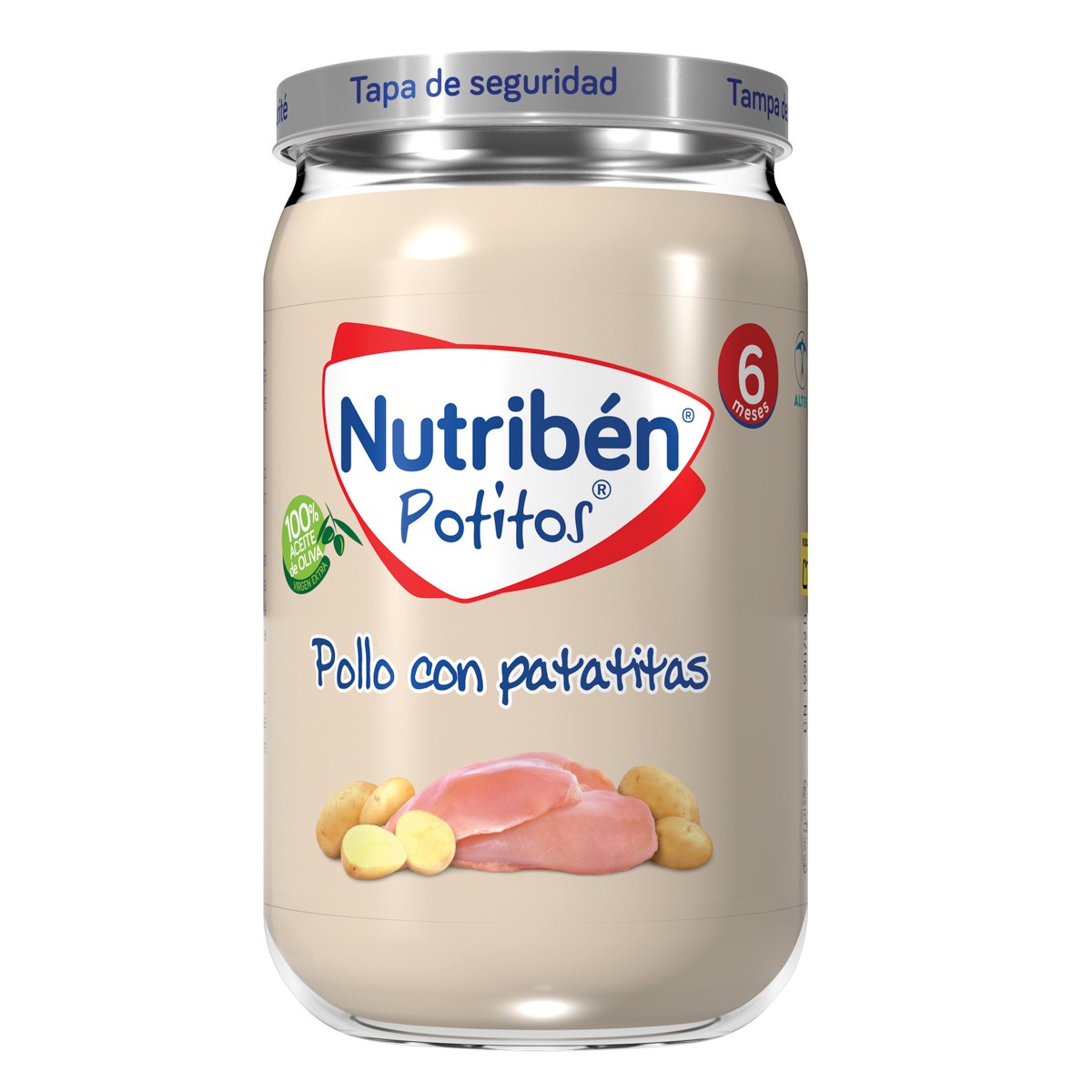 Nutribén Potito pollo con patatitas 235gr