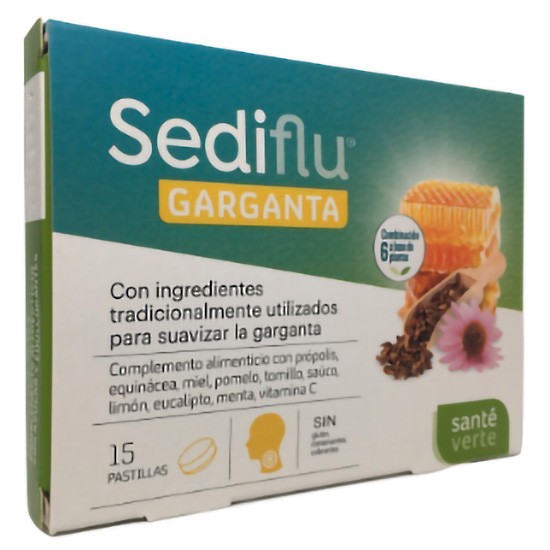 Sv sediflu garganta 15 pastillas