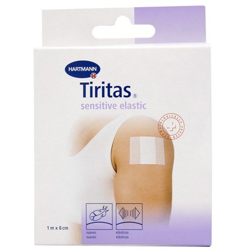 Hartmann tiritas Sensitive Elastic 1m x 8cm