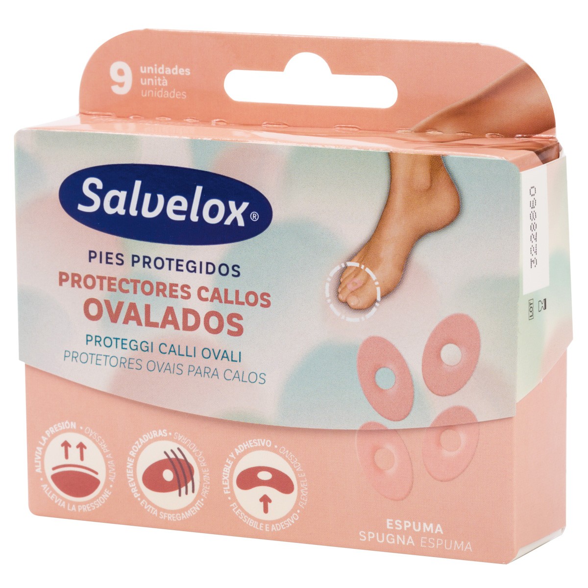 Salvelox protector callos ovalado 9 u